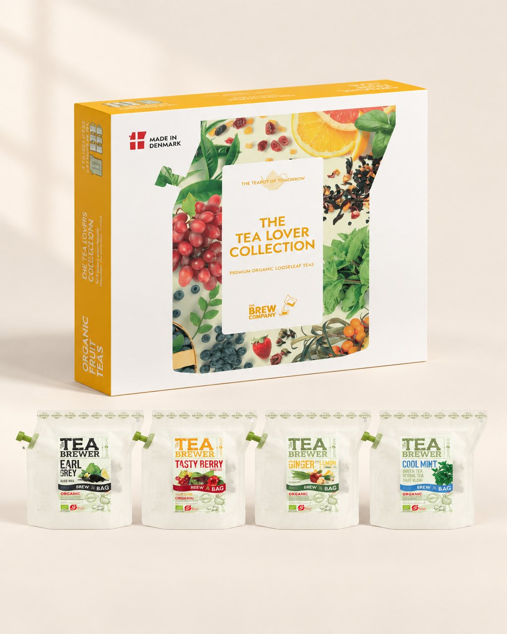 Coffret cadeau de tisanes fruitées