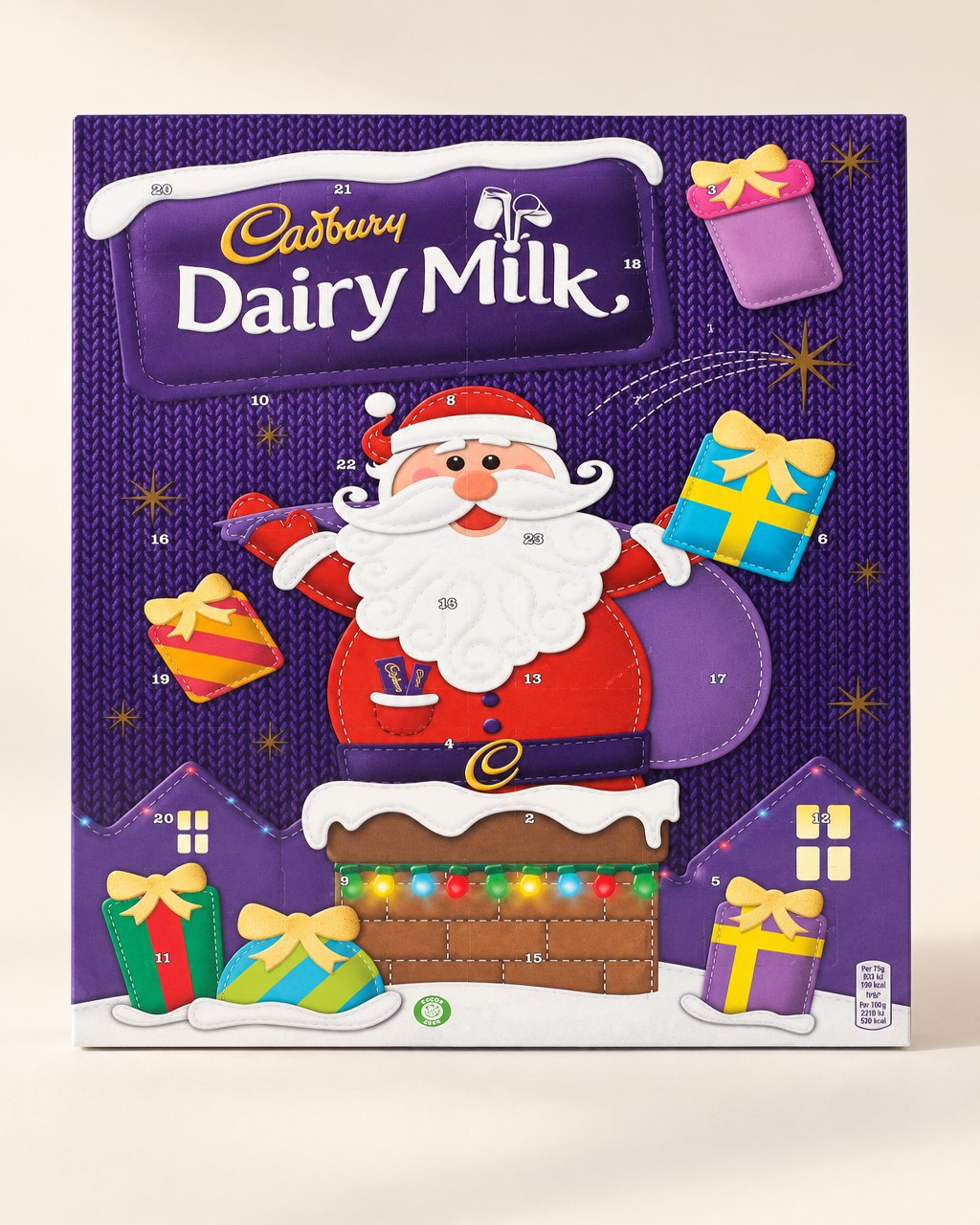 Calendrier de l'Avent au chocolat au lait