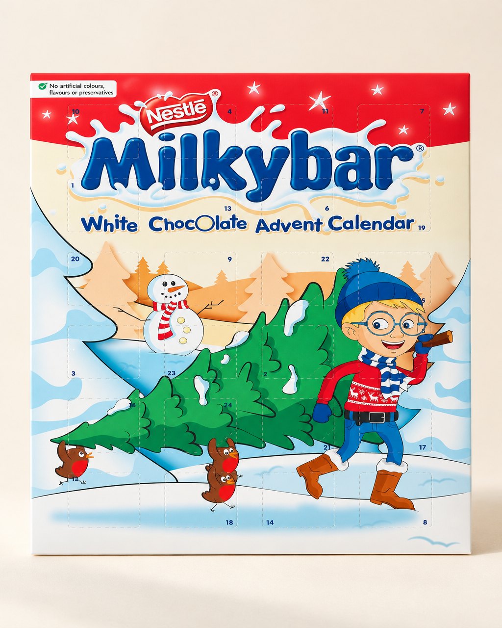 Calendrier de l’Avent Milkybar, 24 pièces — 85 g