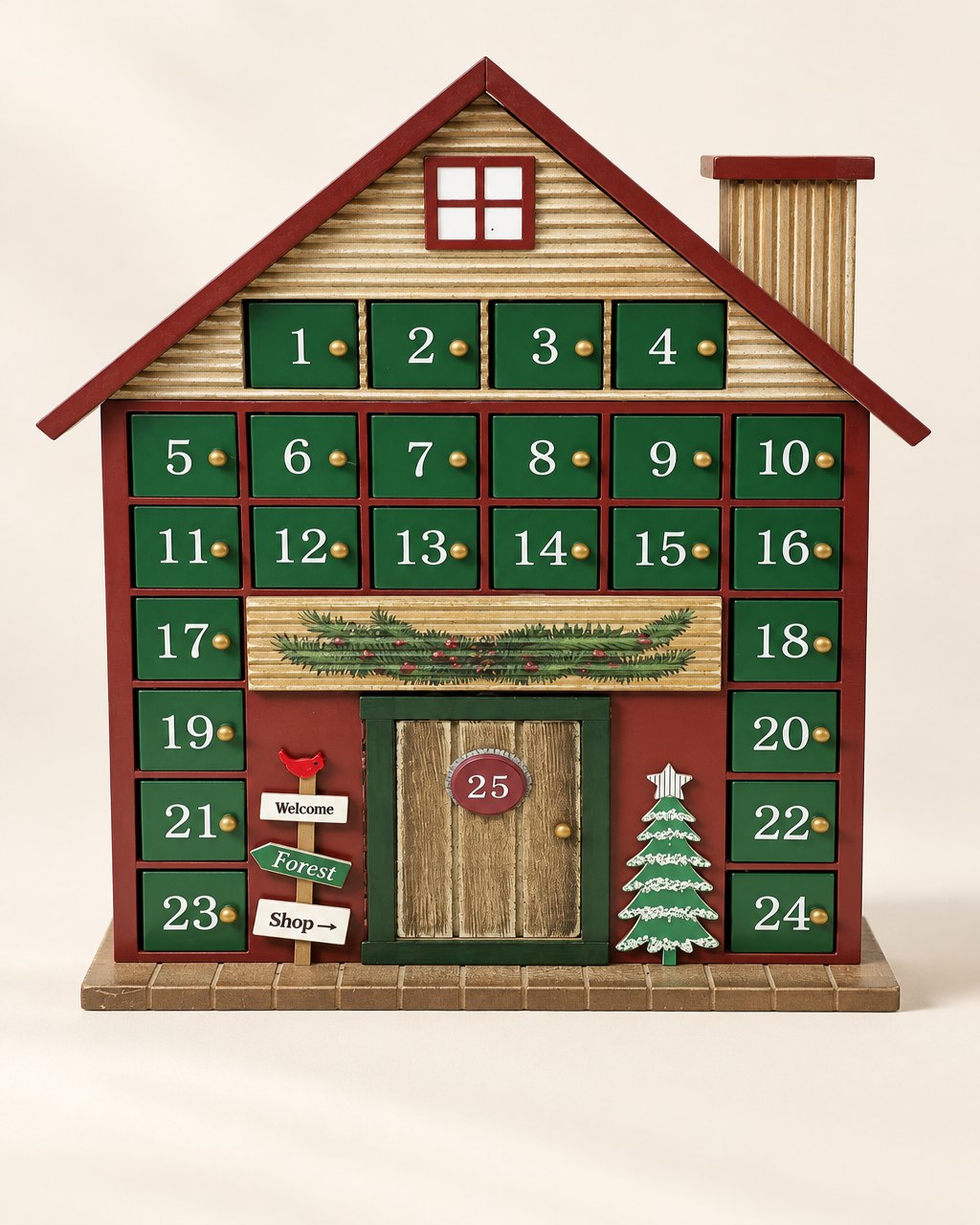 Calendrier de l'Avent chalet