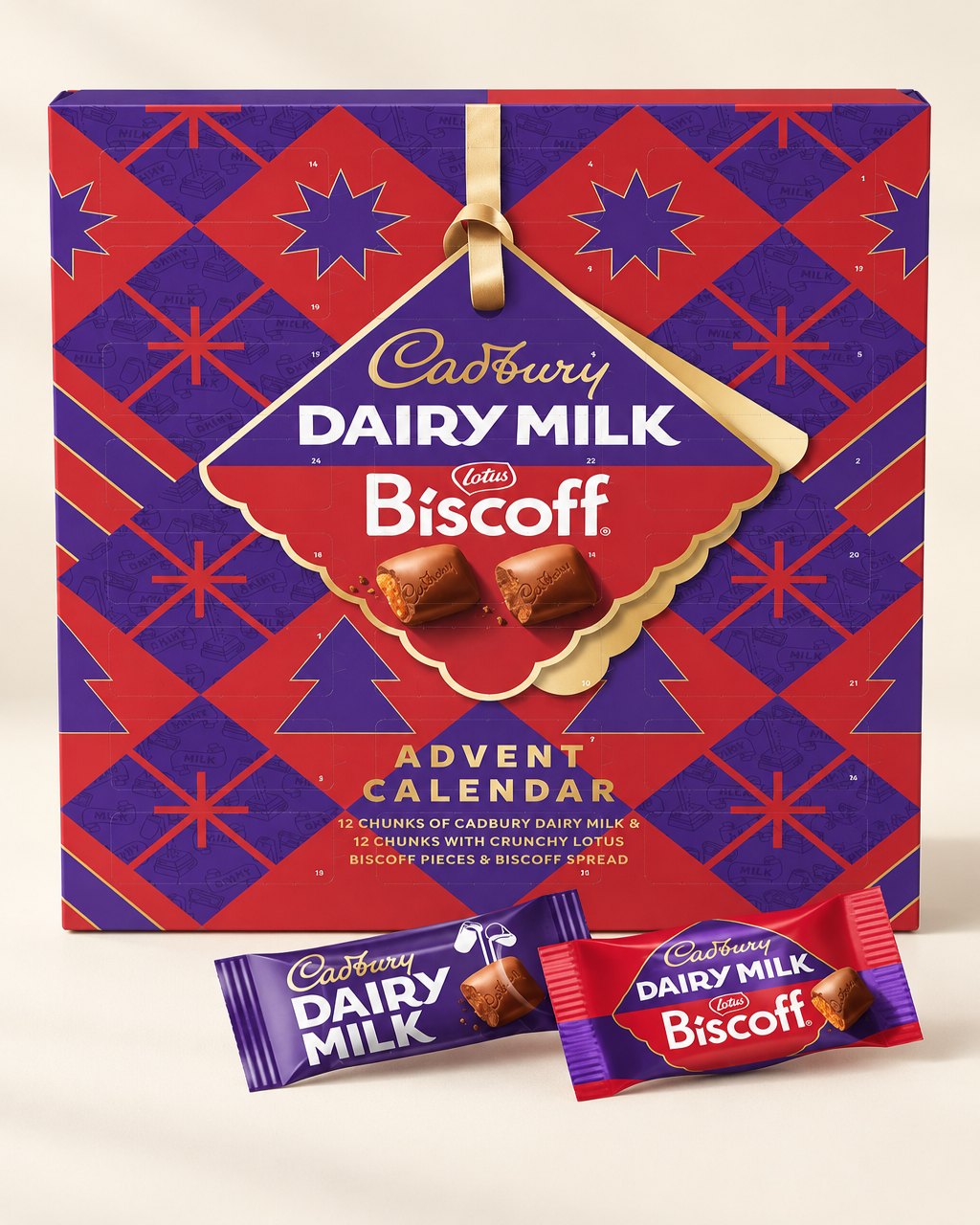 Calendrier de l’avent Dairy Milk Biscoff — 236 g