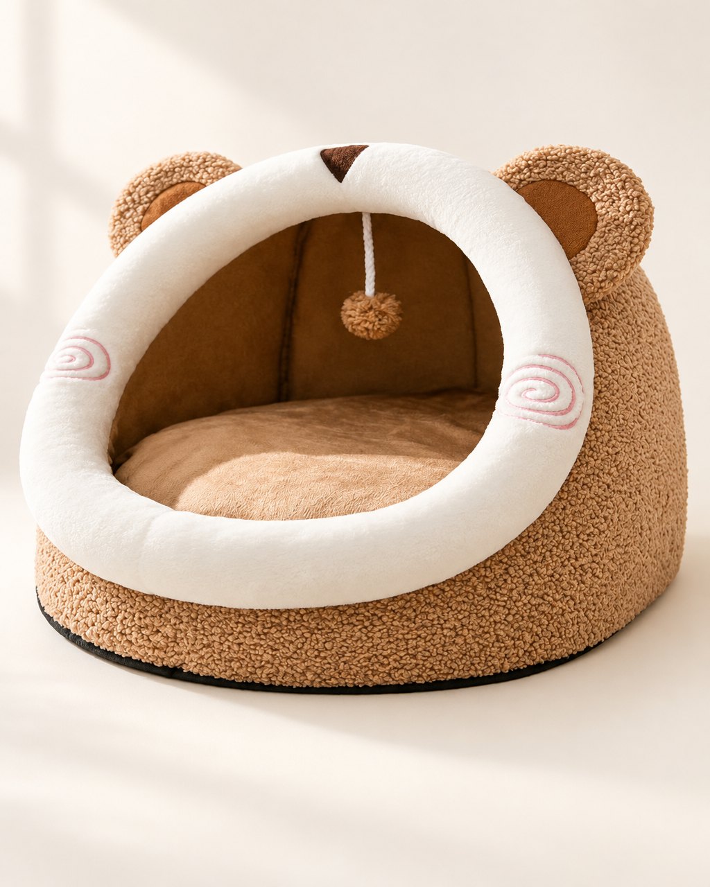 Niche douillette pliable pour chiens et chats