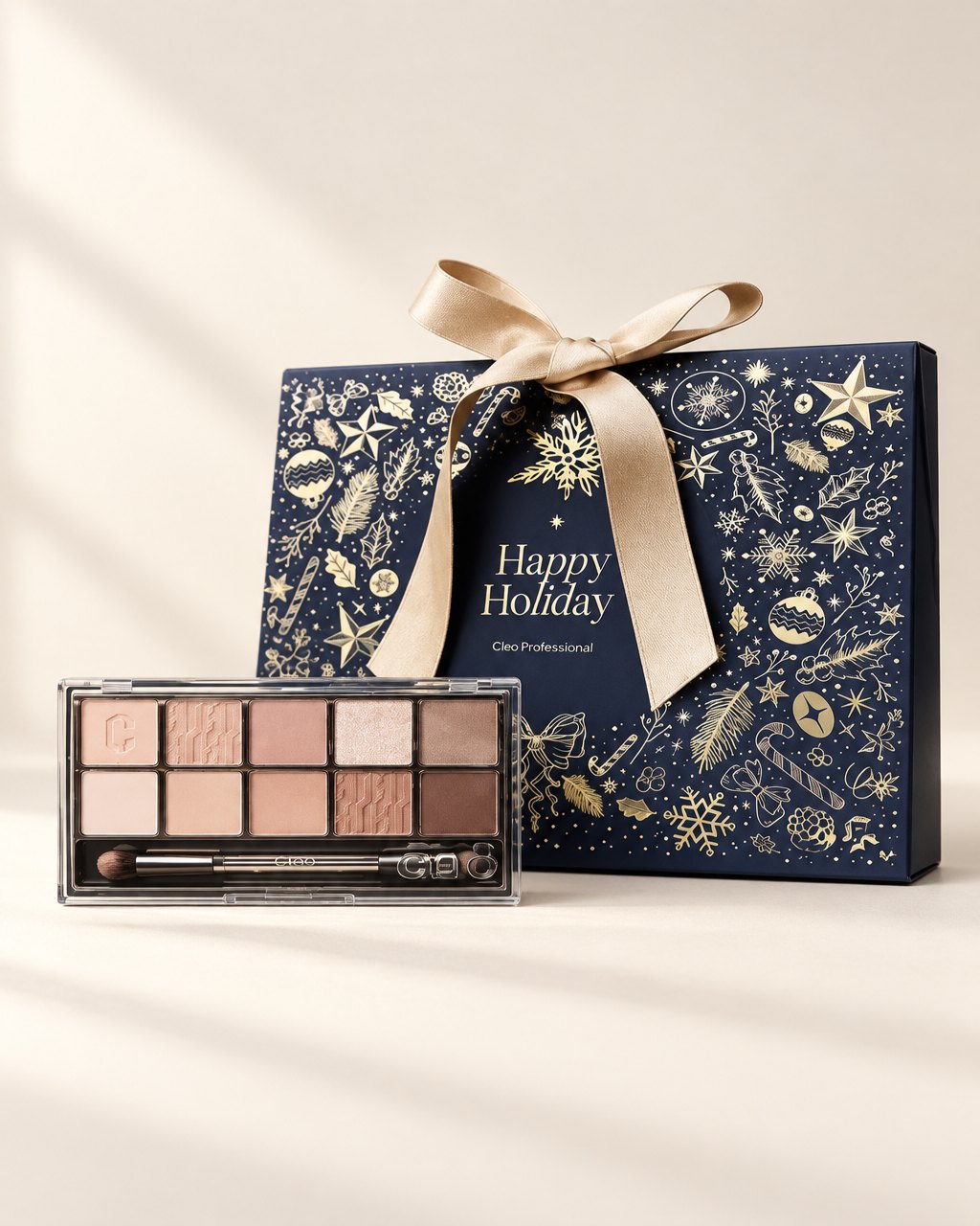Palette pour les yeux Clio Pro, emballage-cadeau