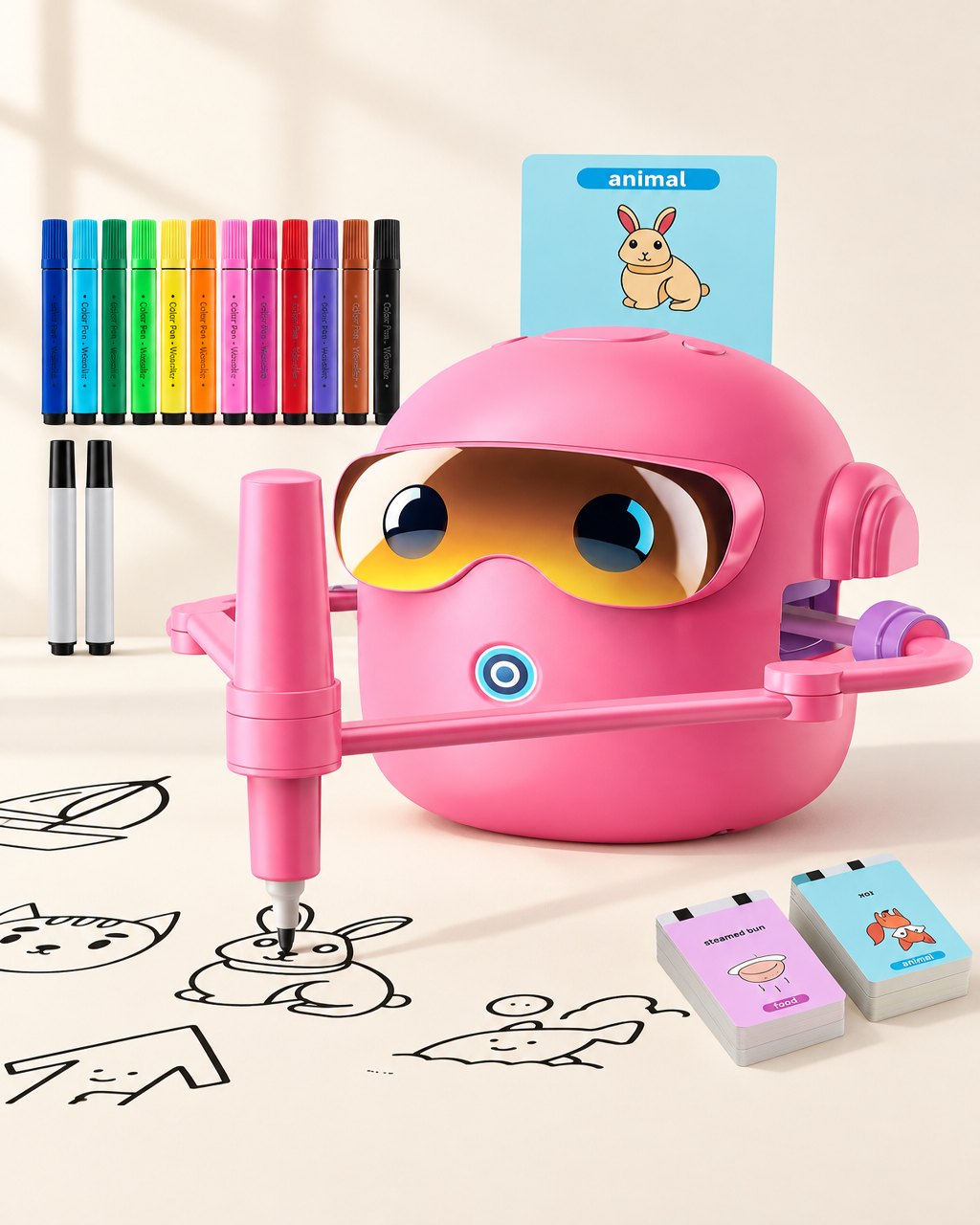 Robot dessinateur éducatif interactif