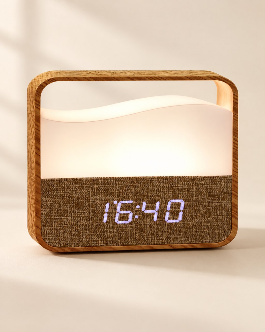 Veilleuse LED avec horloge numérique