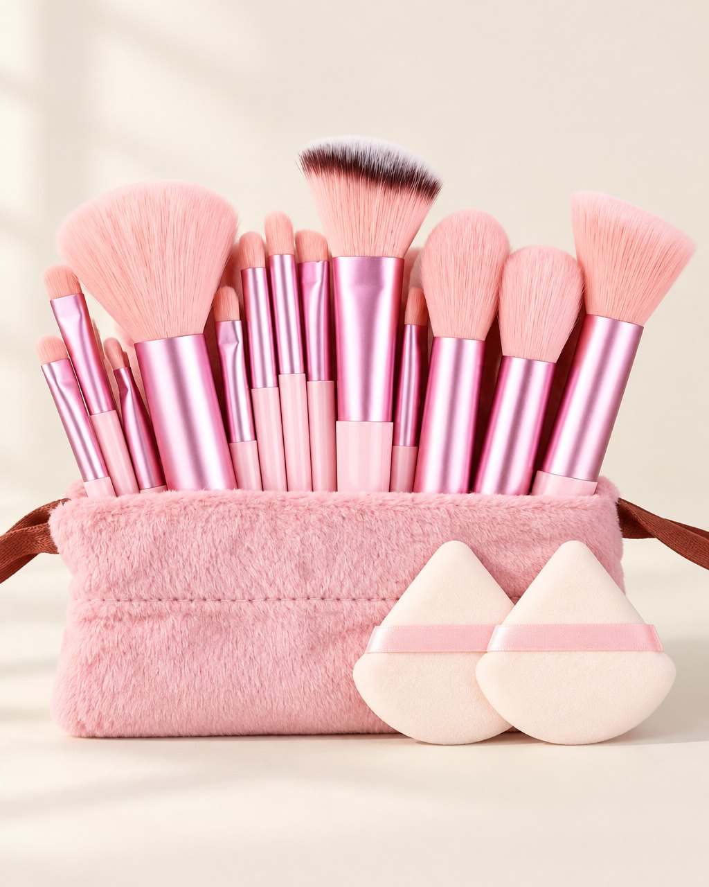 Ensemble de pinceaux de maquillage doux