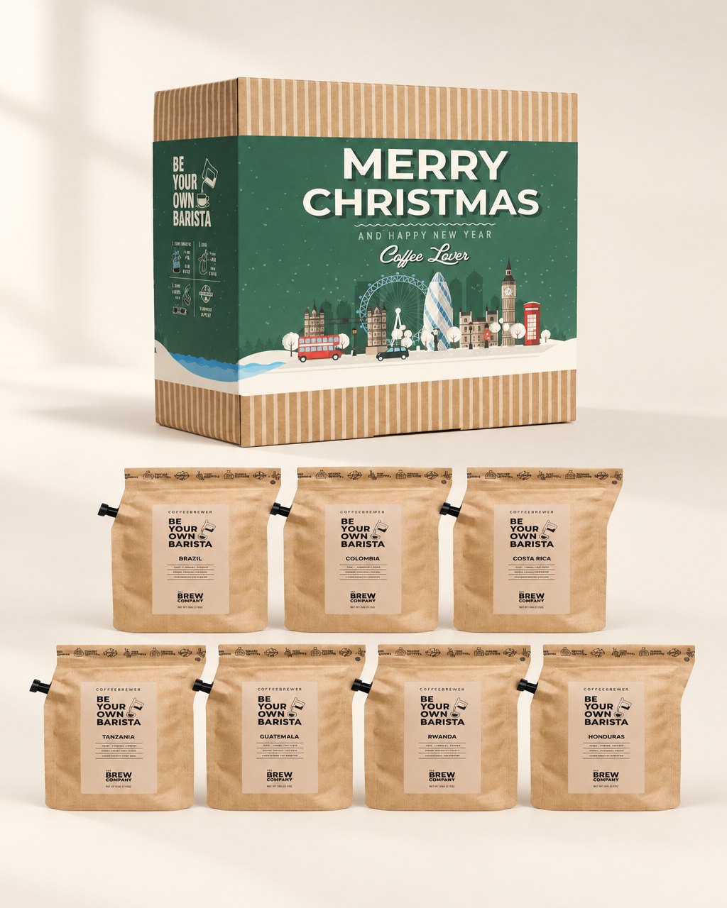 Coffret de cafés de Noël, 7 ou 14 pièces