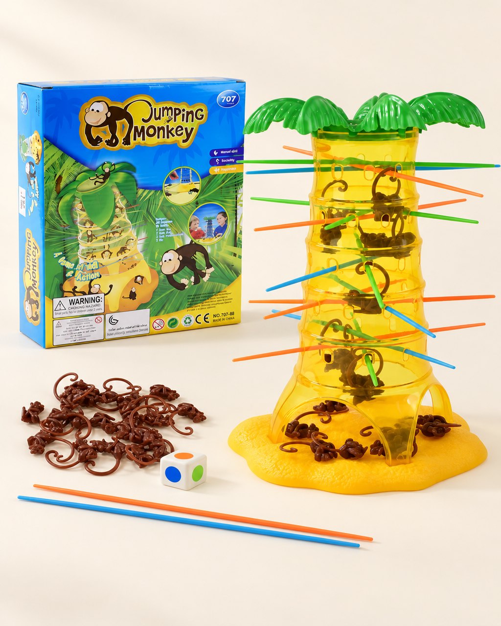 Jeu d'adresse Les singes culbutants
