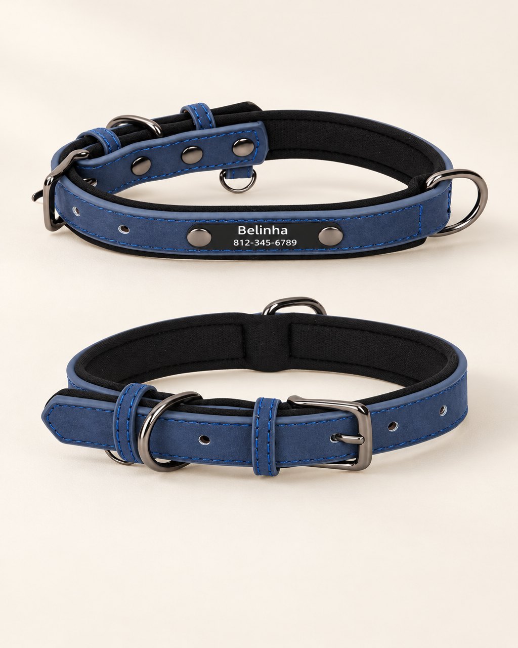 Collier en cuir personnalisé pour chien