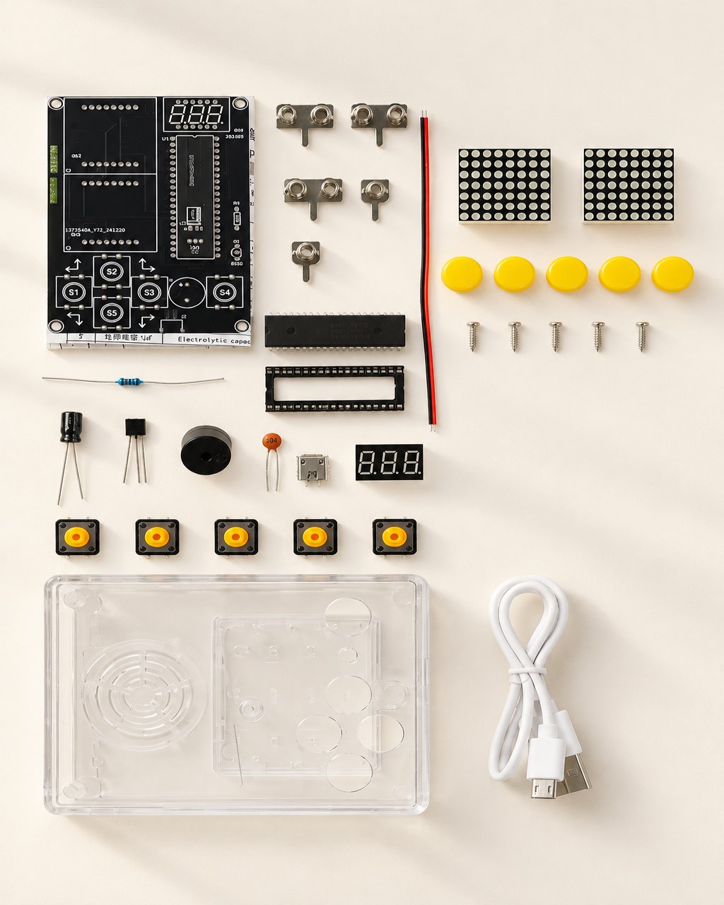 Console de jeu pixel à construire