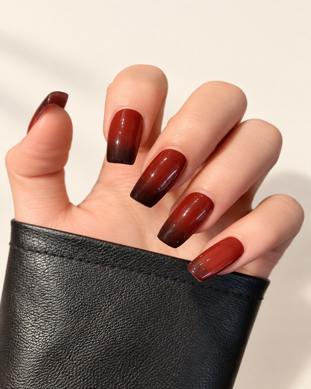 Autocollants d'ongles en gel semi-durci