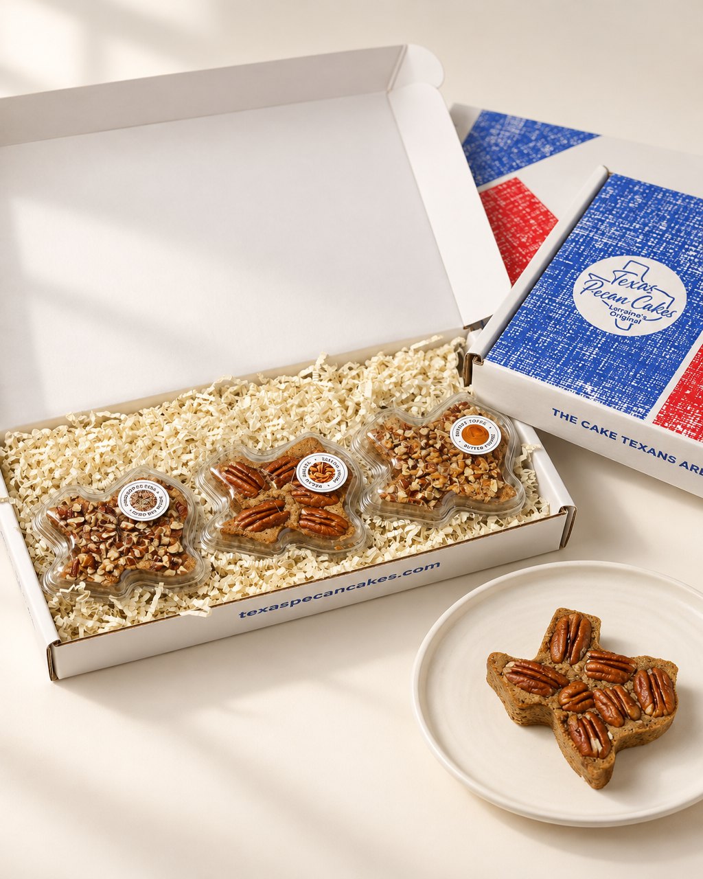 Coffret de 3 petits gâteaux aux pacanes