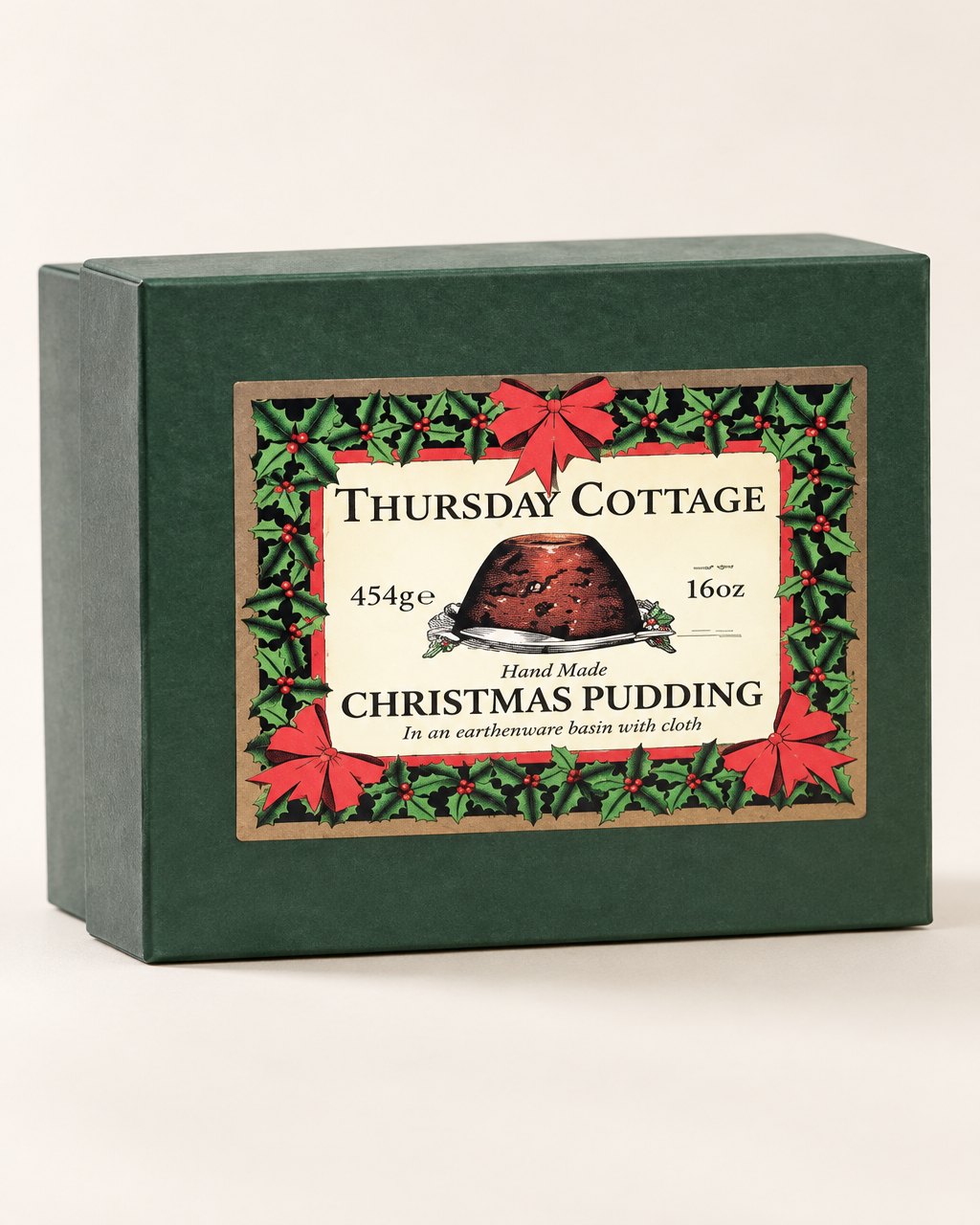 Pouding de Noël traditionnel en boîte
