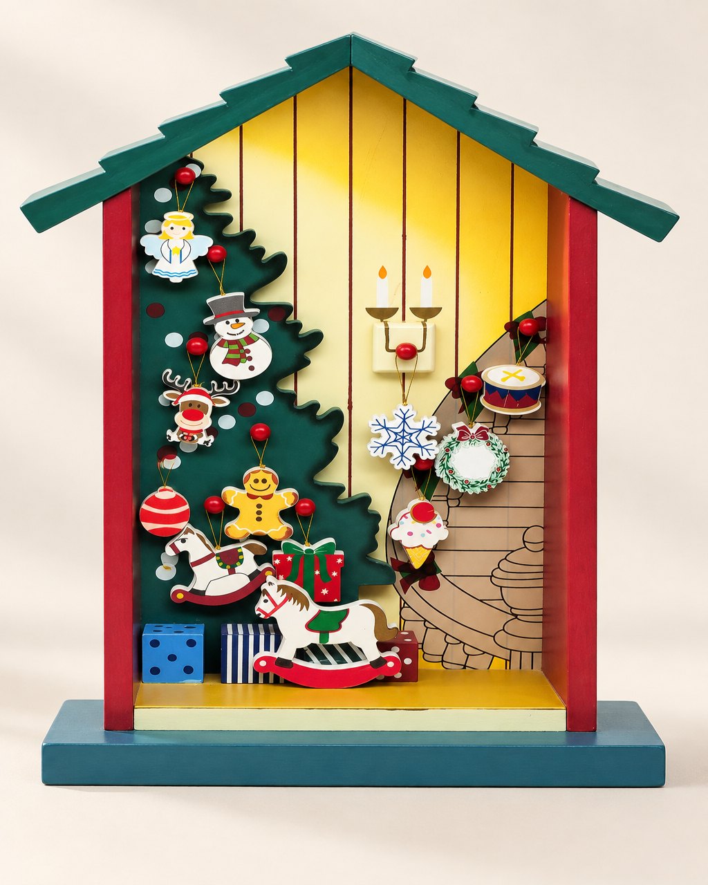 Calendrier de l’avent Atelier du père Noël — 24 tiroirs